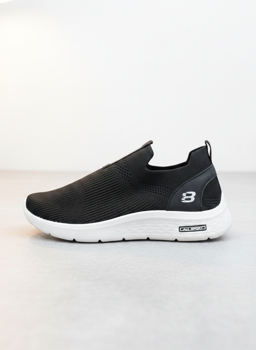 Skechers Premium Slip-Ons In Black