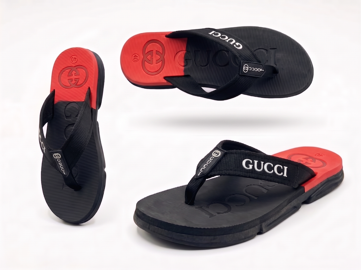 Premium Extra Soft Red G-U-C-C-I Slipper