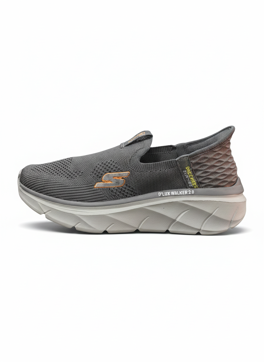 Skechers - D'Lux Walker Slip-On 2.0 In Grey