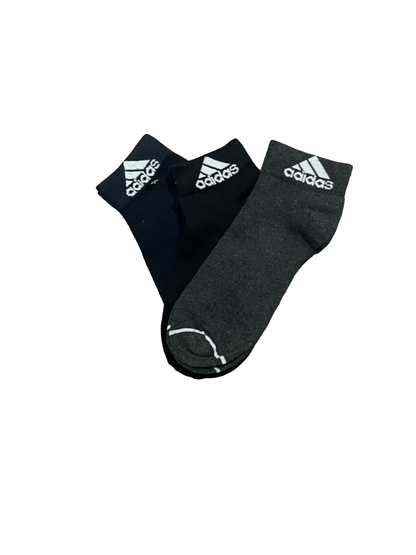 A-D-I-D-A-S Ankle Socks volume 2 ( Pack of 3)