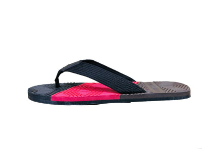 Red Multishade Slippers