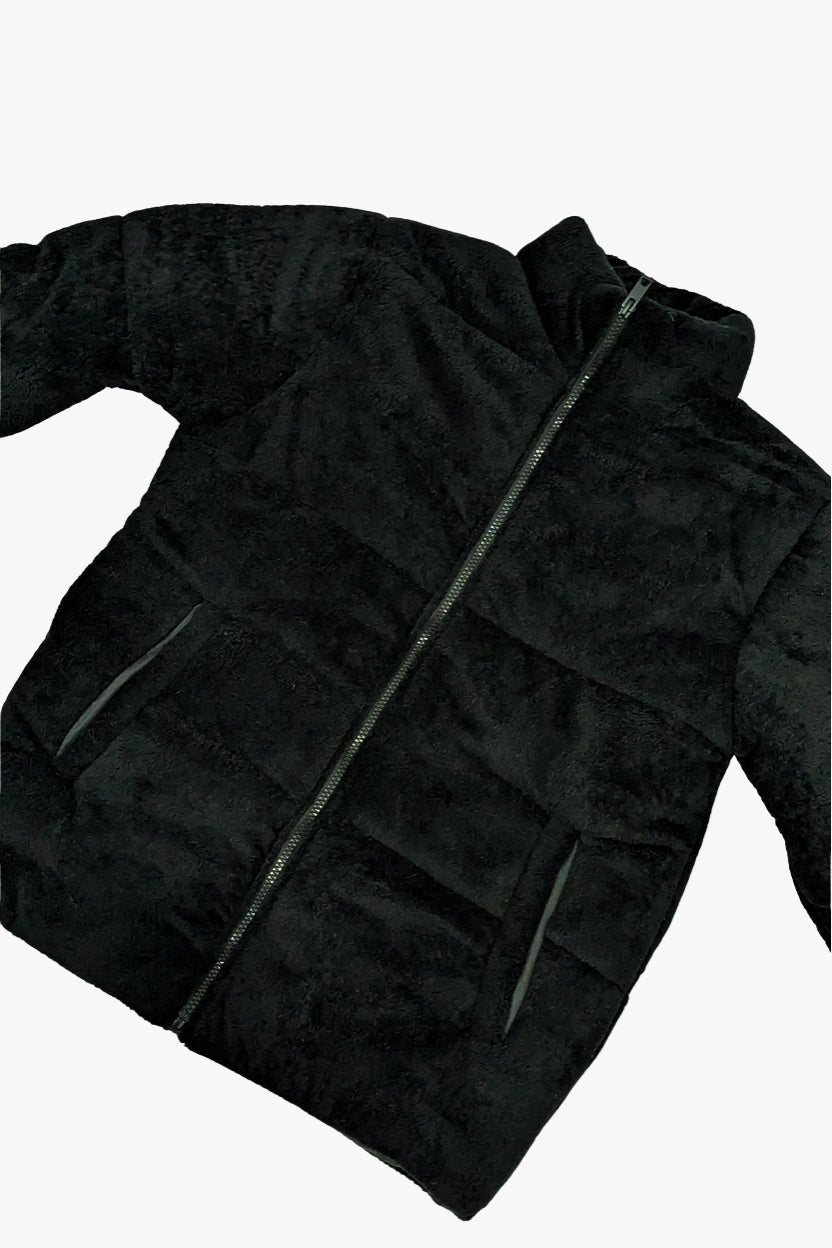 Men’s Sherpa Puffer - Black