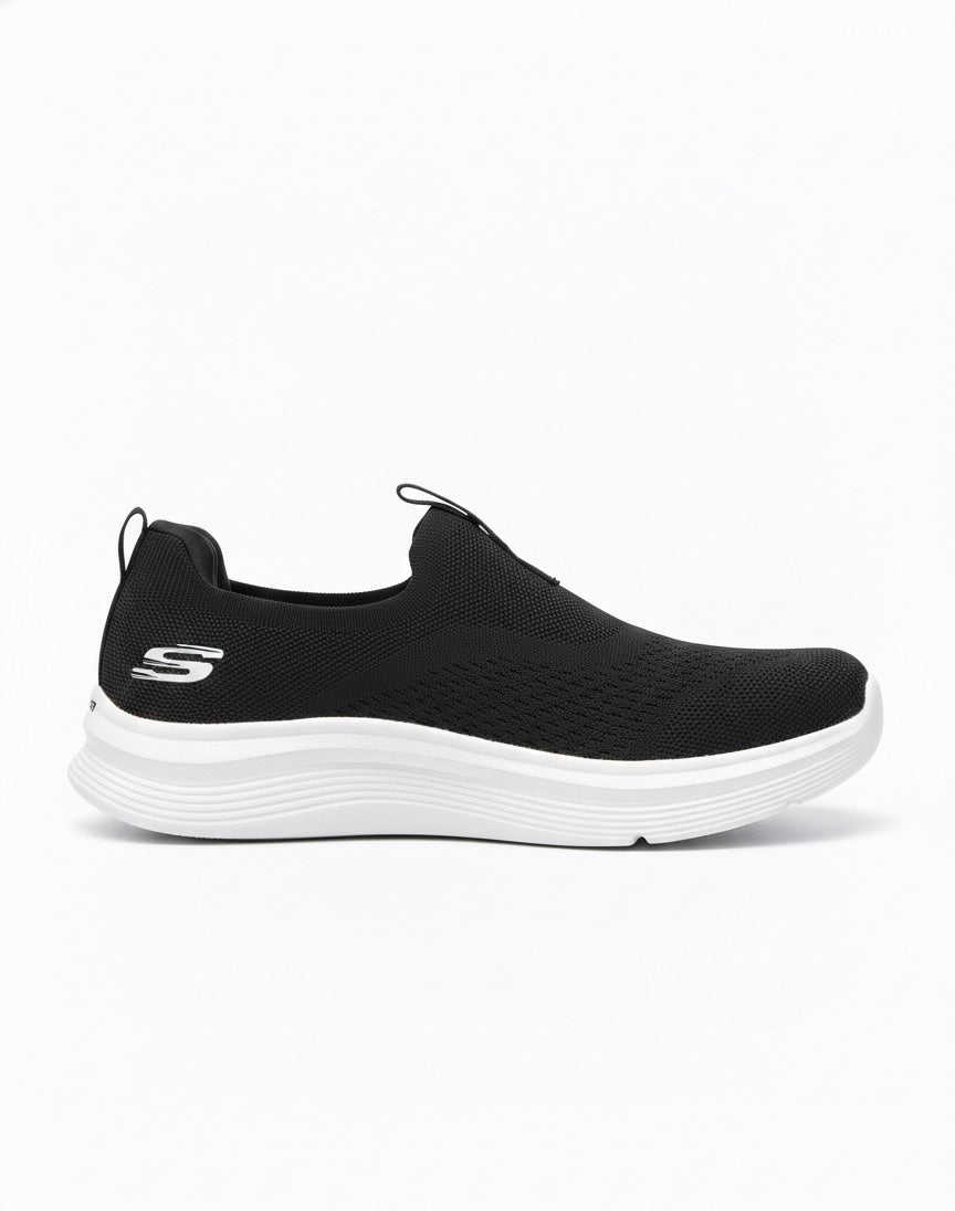 Skechers Knit Slip-On Comfort in Black