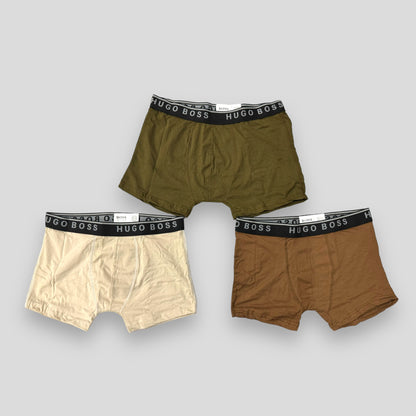 B-O-S-S Large Multi Color Boxers (Pack of 3)