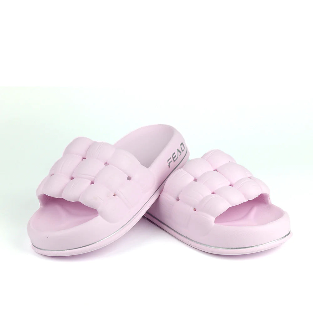 Puffy Soft Sole Slippers - PURPLE