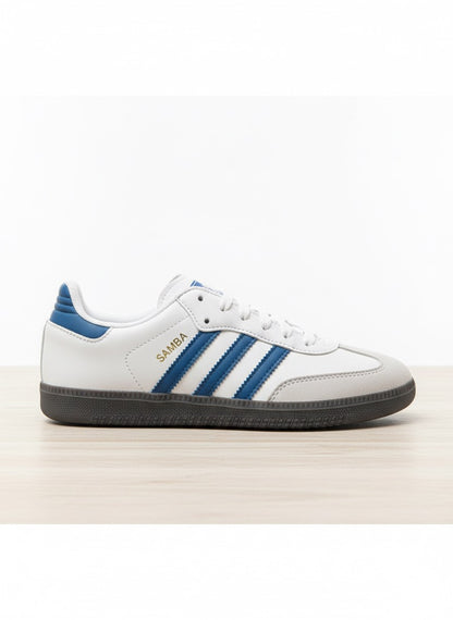 Adi Samba White & Sky Stripes