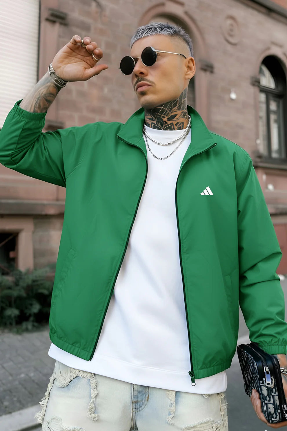 Adi Wind Breaker Jacket - Green