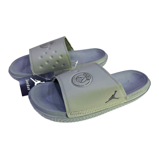 J-O-R-D-A-N Imported Premium High Sole Slides in Grey