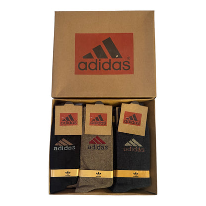 A-D-I-D-A-S Premium Full Length Socks (Pack of 12)