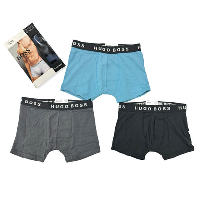 B-O-S-S Medium Multi Color Boxers (Pack of 3)