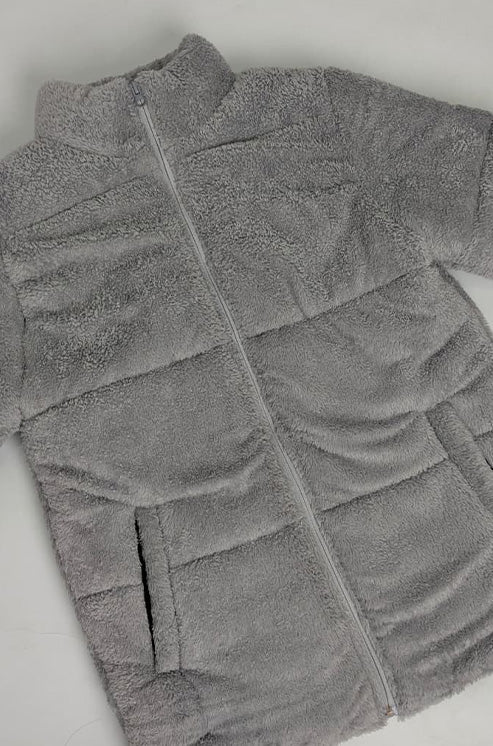 Men’s Sherpa Puffer - Grey