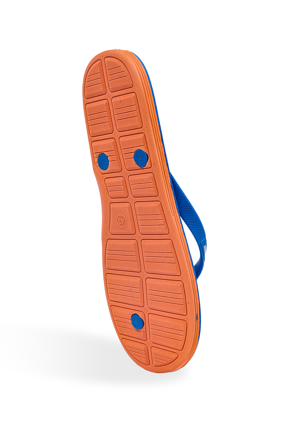 N-I-K-E Imported Soft Flip Flops In Blue
