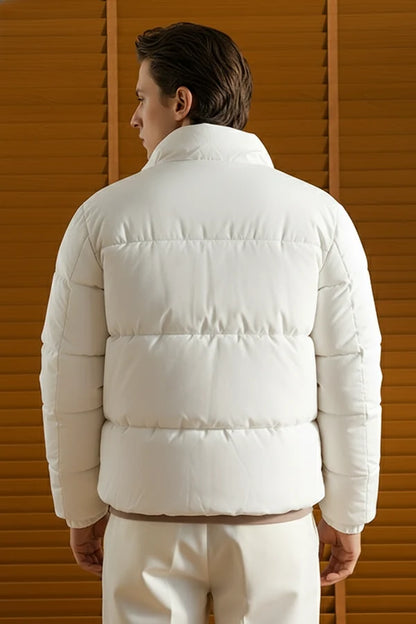Z-A-R-A Puffer Jacket (Full Sleeves) - White