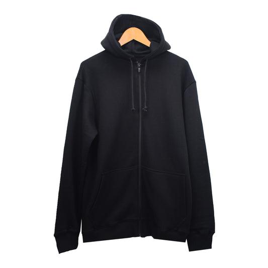 Premium Zipper Hoodie in Black