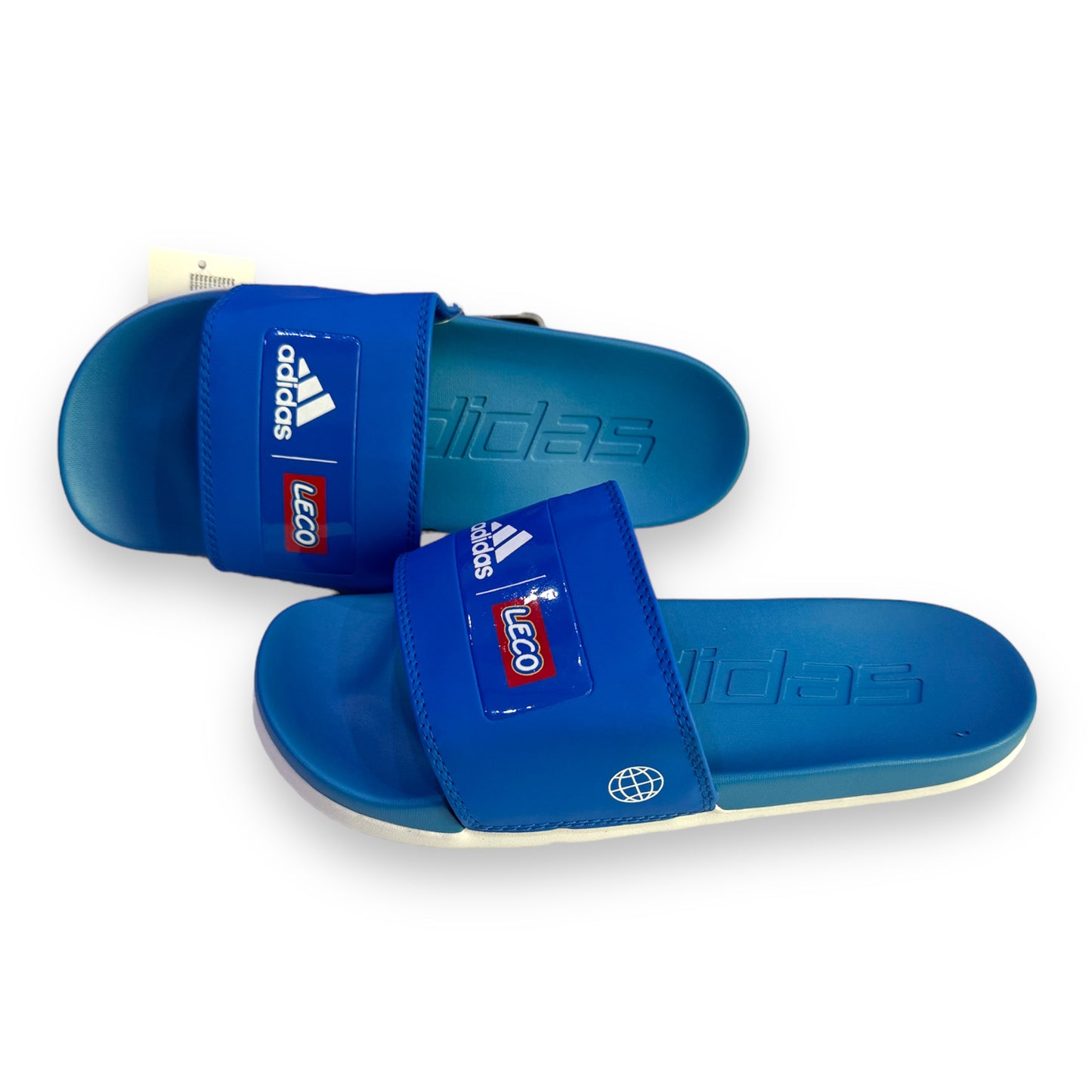 A-D-I-D-A-S Imported Premium Soft Blue Slides