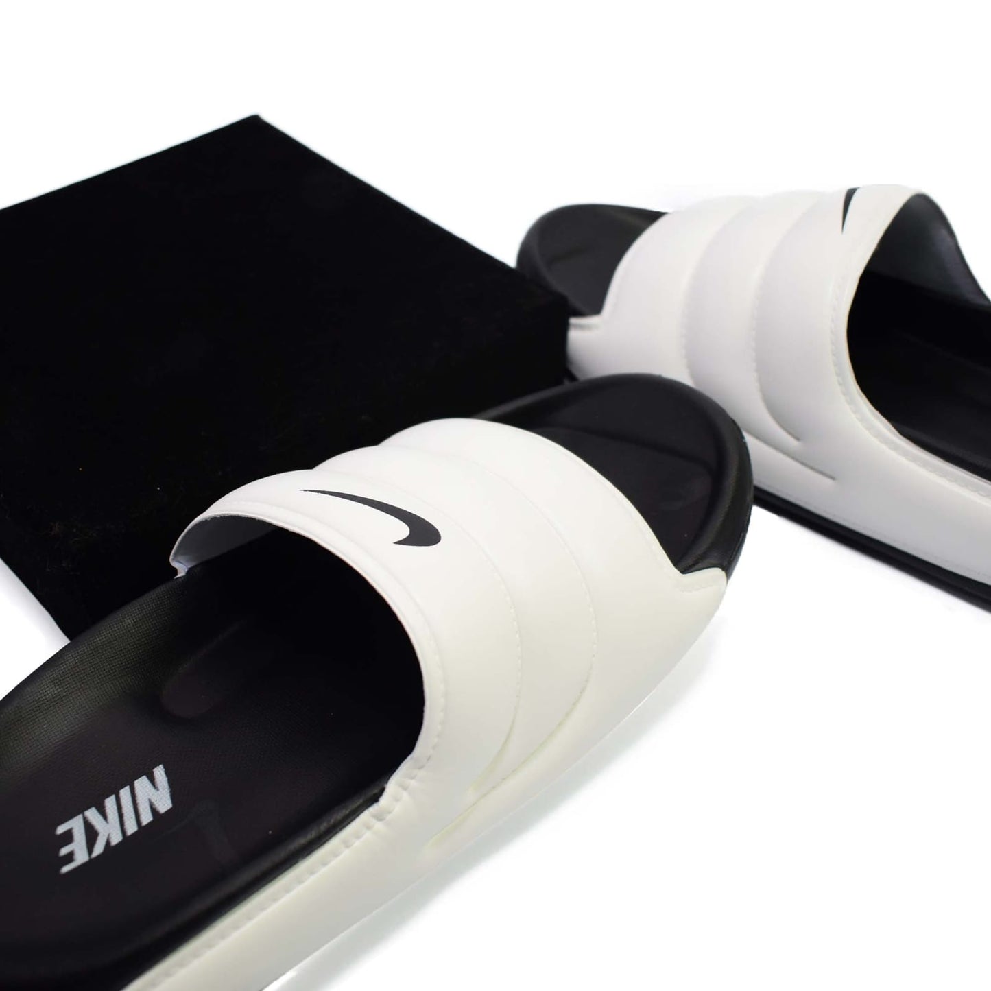 White & Black Luxury N-I-K-E Sliders