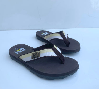Imported Chocolate Brown C-A-T Flip Flop