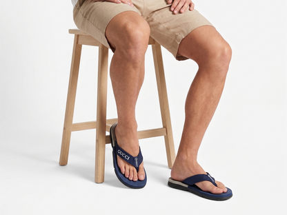 Premium Extra Soft Blue G-U-C-C-I Slippers