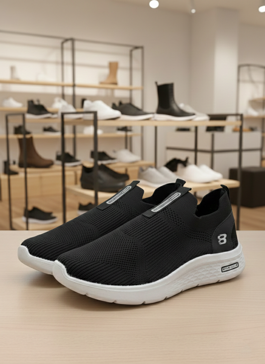 Skechers Premium Slip-Ons In Black