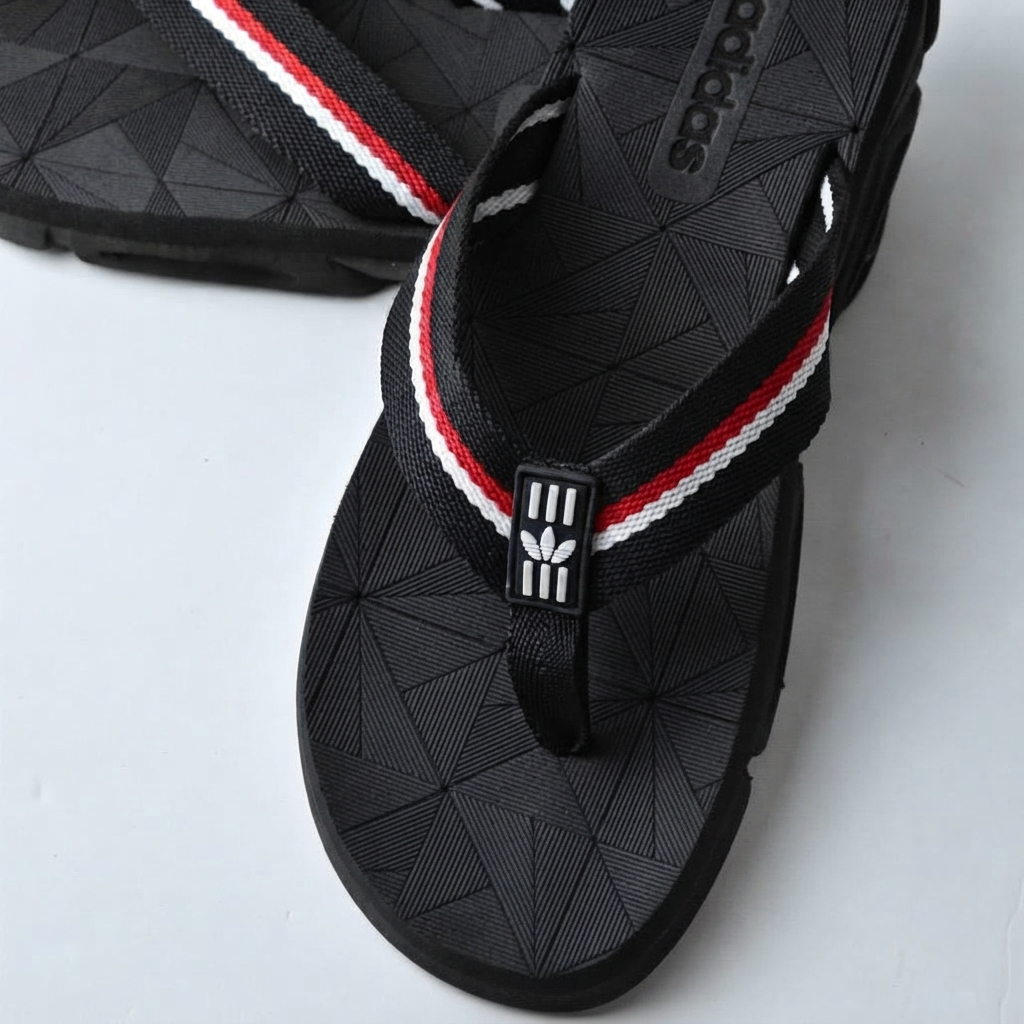 A-D-I-D-A-S Premium Extra Soft Slipper - Black