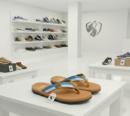 Imported light Brown C-A-T Flip Flop