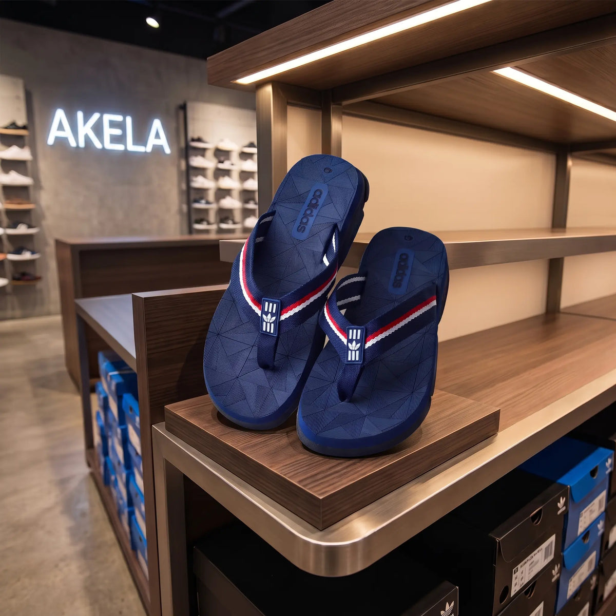 A-D-I-D-A-S Premium Extra Soft Slipper - Blue