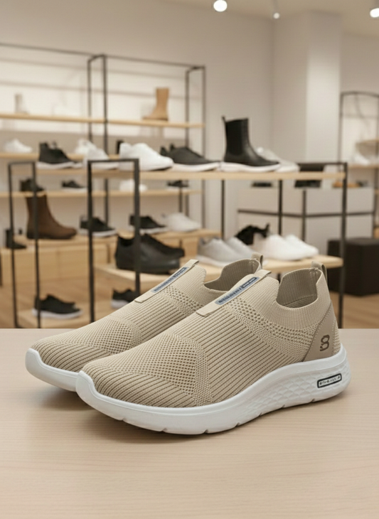 Skechers Premium Slip-Ons In Skin