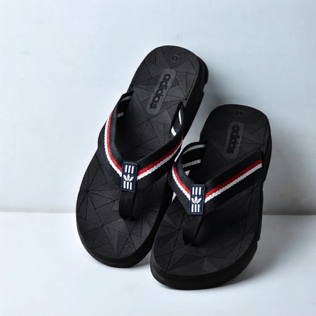 A-D-I-D-A-S Premium Extra Soft Slipper - Black