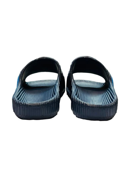 Wooden Texture Blue Slippers