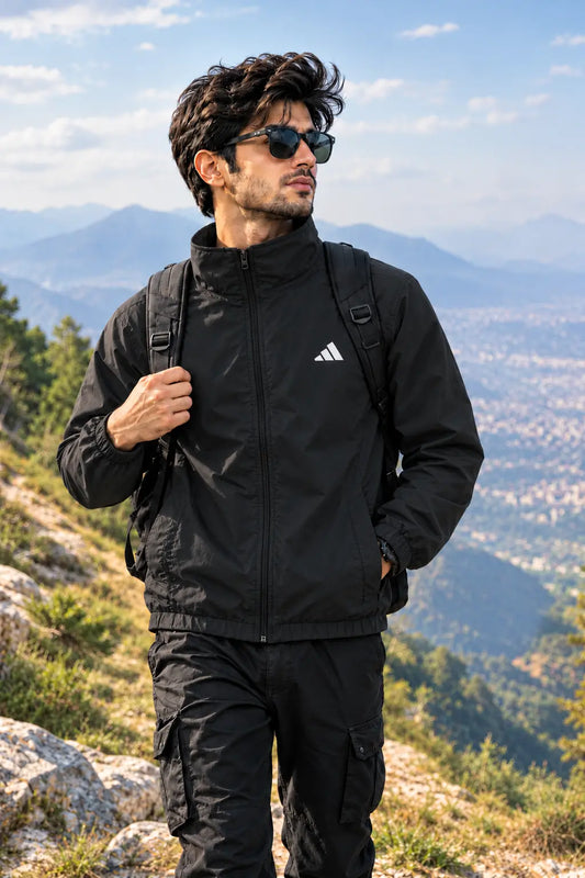 Adi Wind Breaker Jacket - Black