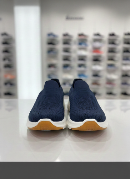 Skechers Hyper Burst Slip-Ons in Navy