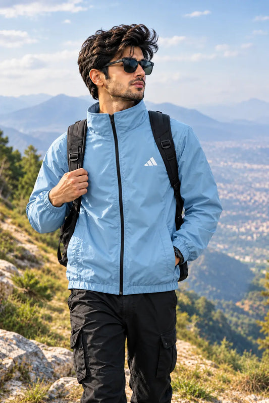 Adi Wind Breaker Jacket - Light Blue