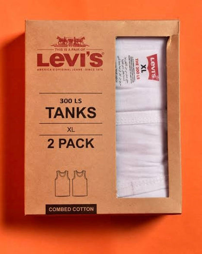 L-E-V-I-S Vest ( Pack of 2 )