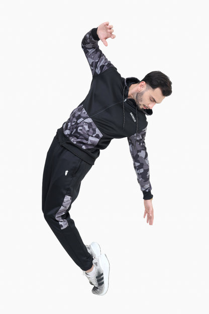 Black Camo Strike - Premium Winter Tracksuit