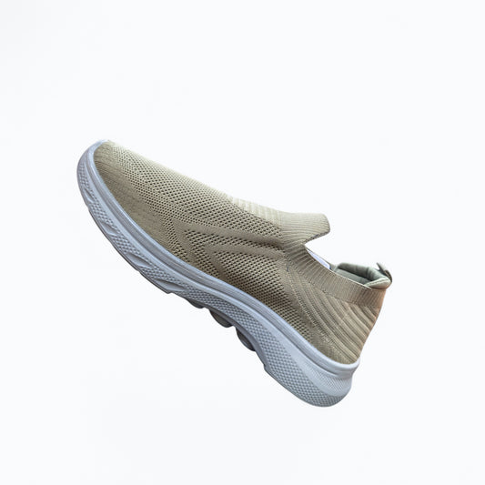 PU Sole Light Weight Skechers In Khaki