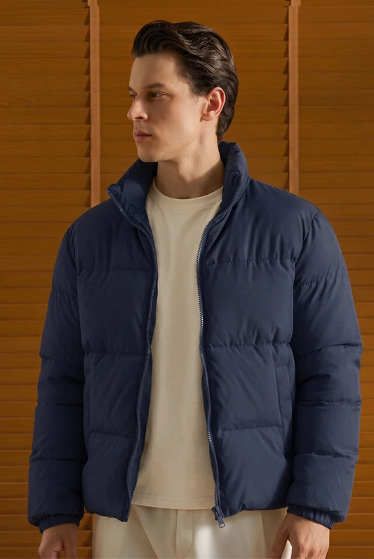 Z-A-R-A Puffer Jacket (Full Sleeves) - Navy
